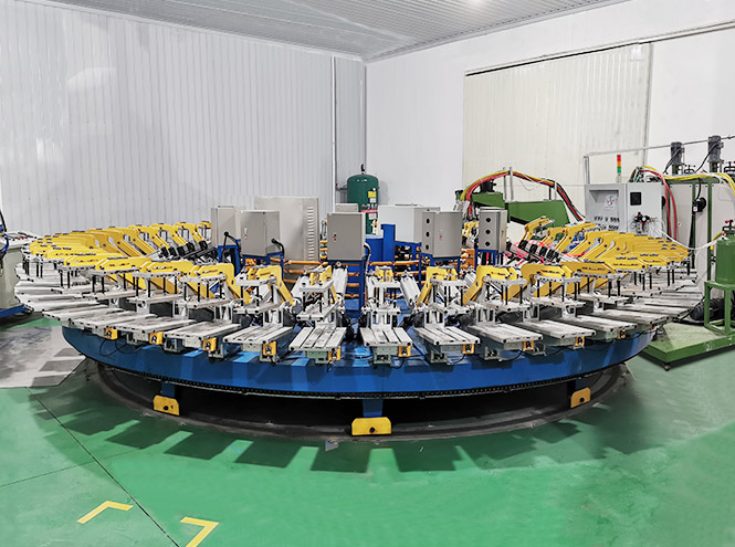 聚氨酯自行車鞍座發(fā)泡生產(chǎn)線